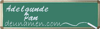 Adelgunde Pan Visitenkarte